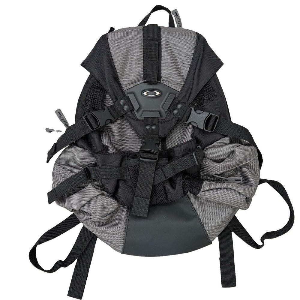 Vintage Oakley Icon Mini Backpack Grey Black